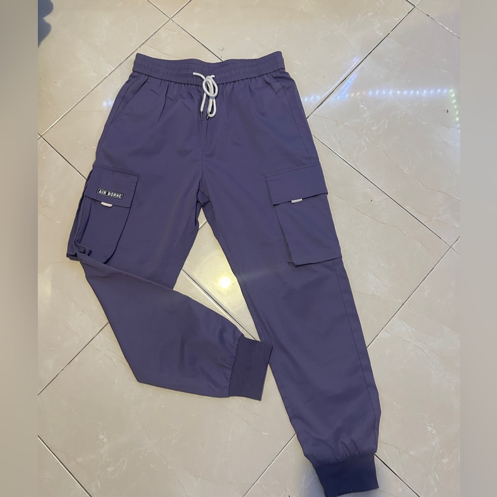 Men's Purple Cargo Pants